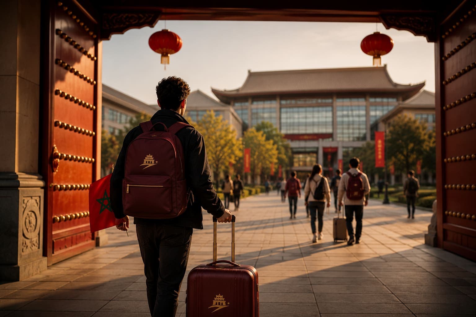 Arrivée en Chine